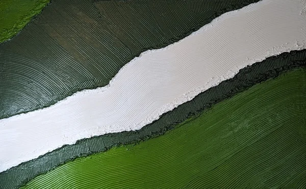 Emerald River – the painting, acrylic on canvas