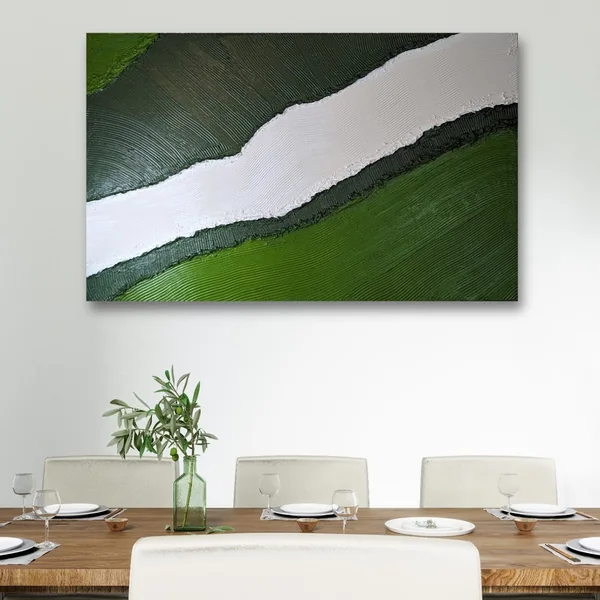Emerald River – dining room, acrylic on canvas