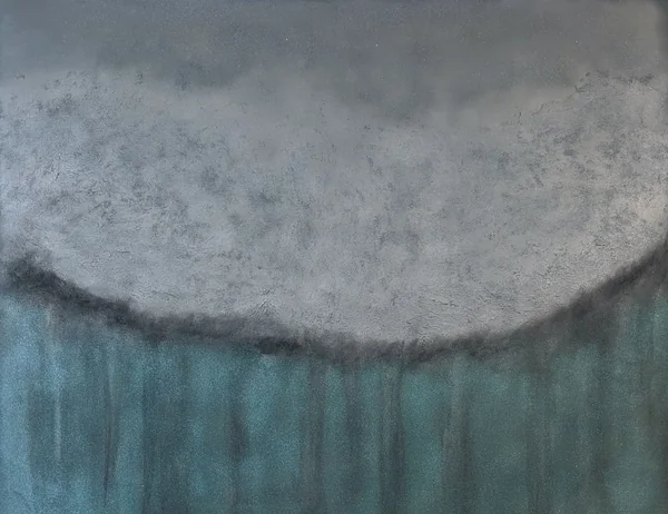 Serenvale – the painting, acrylic, spray paint and glitter on canvas